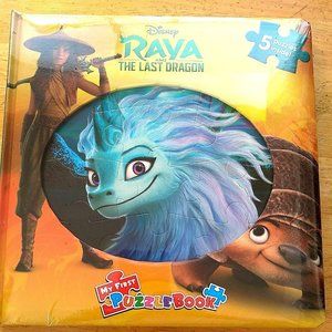 5 Puzzles Disney Raya & The Last Dragon My First Puzzle Book NEW